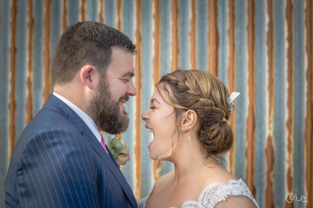 Fun brid and groom image