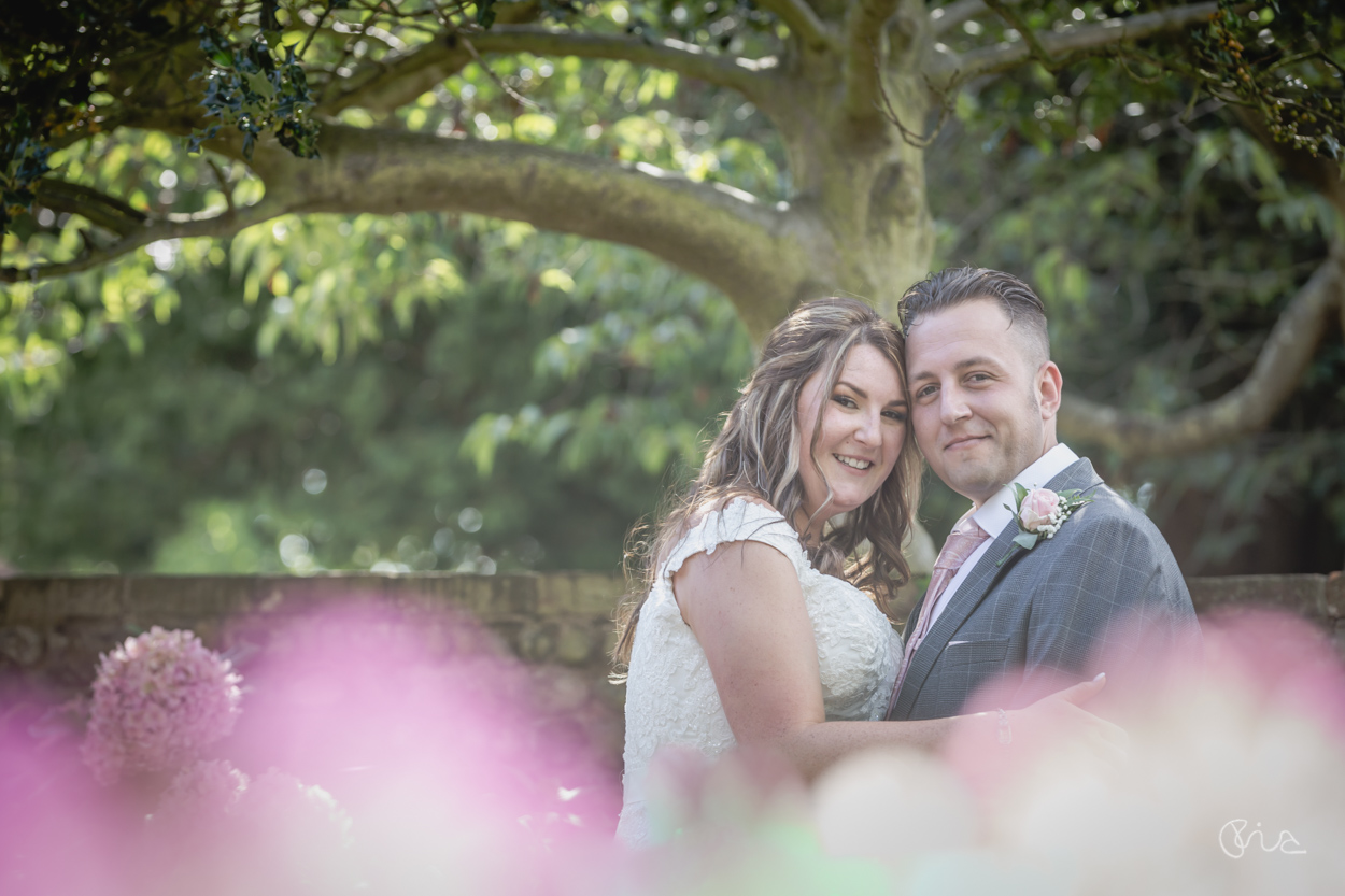 Bride & Groom at relaxed wedding in Bexhill