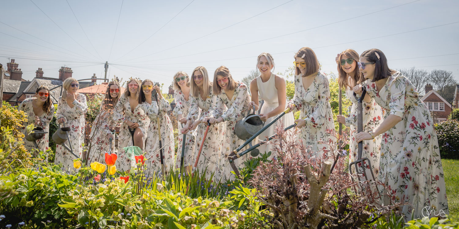 Bridal shoot in the Village in Eastbourne