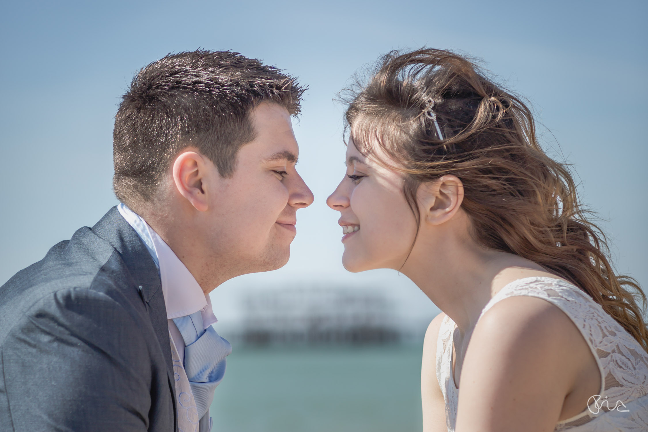 Beach wedding in Brighton