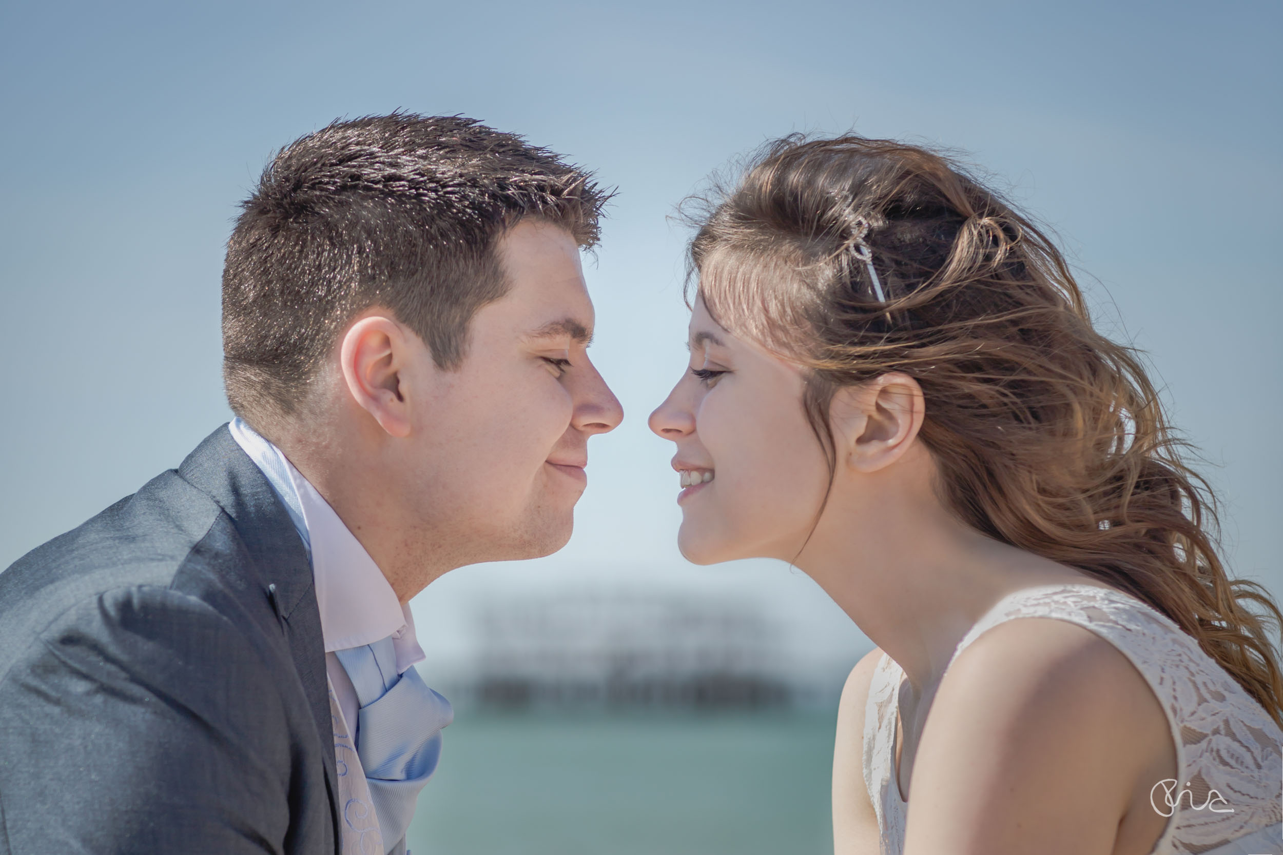 Beach wedding in Brighton