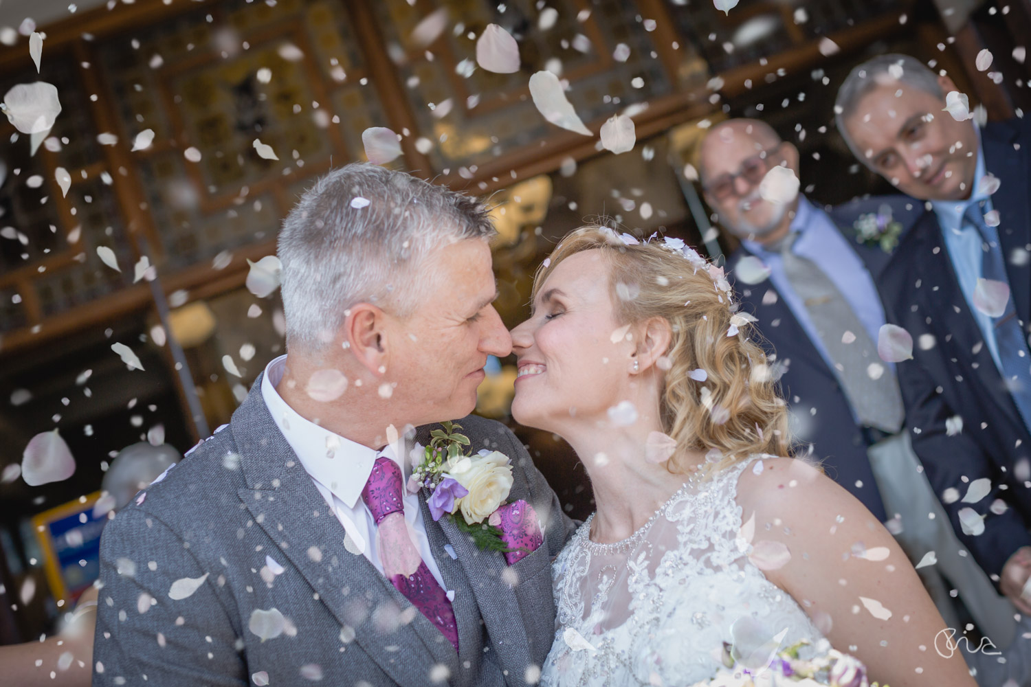 Confetti shot at the Grand Hotel in Eastbourne