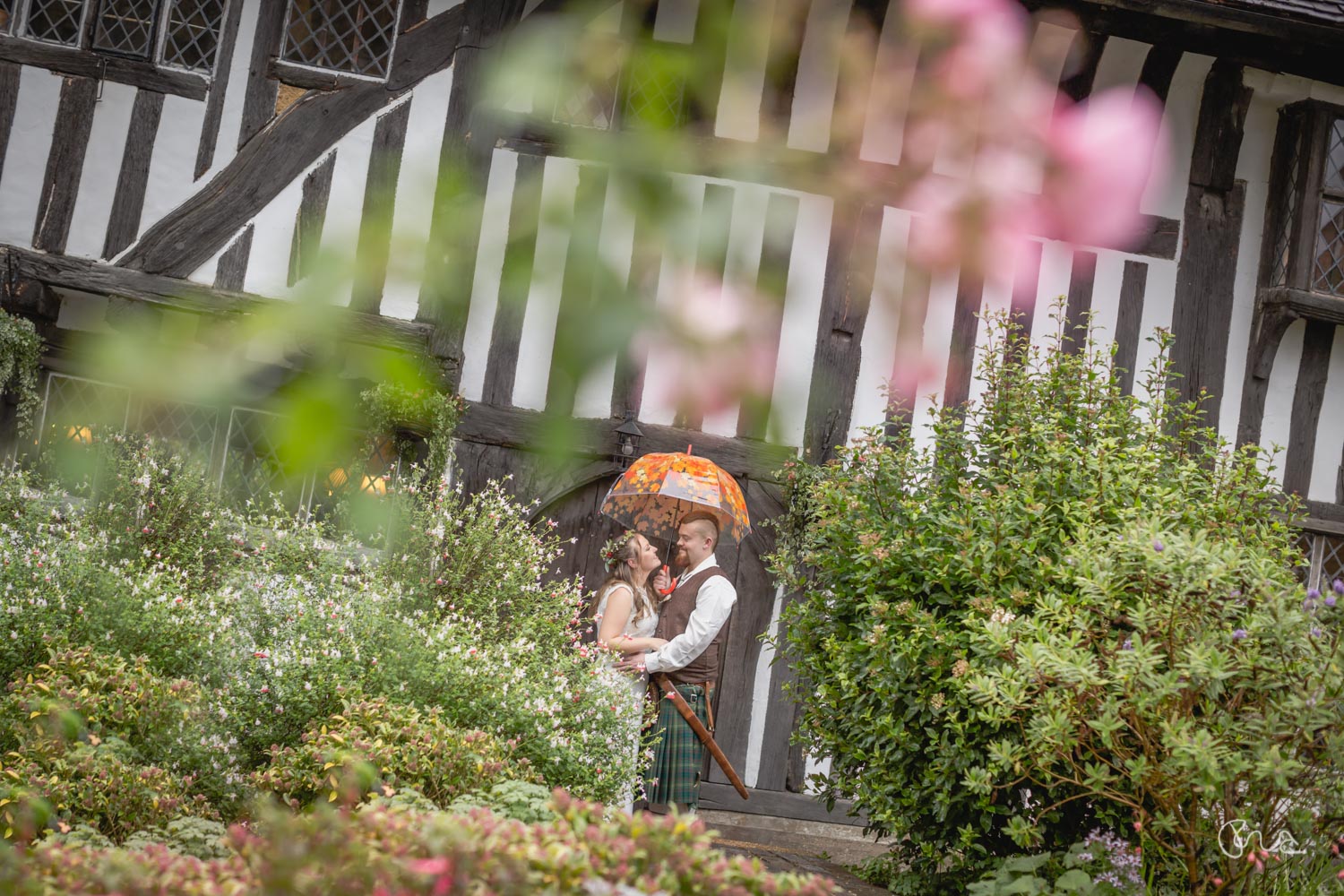 Bride and groom at Pilgrims Rest Wedding