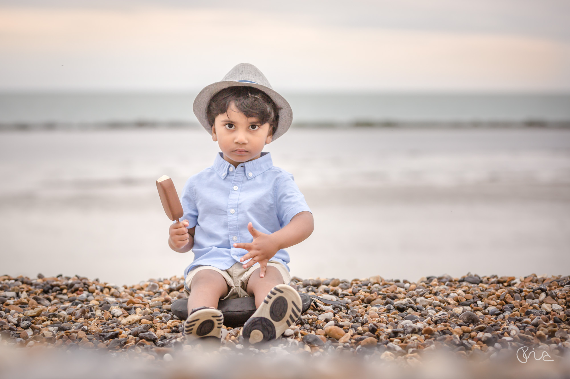 Family shoot on Eastbourne Beach