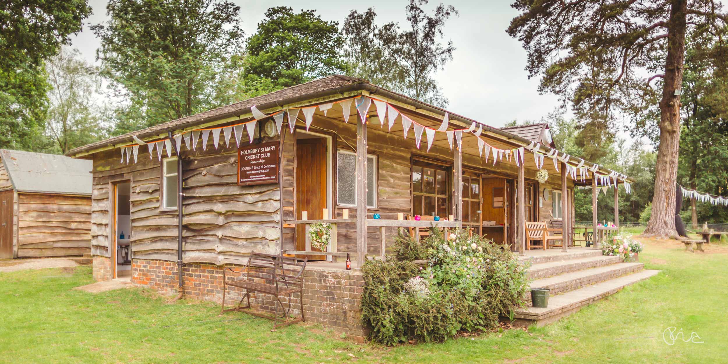 Surrey wedding with teepees