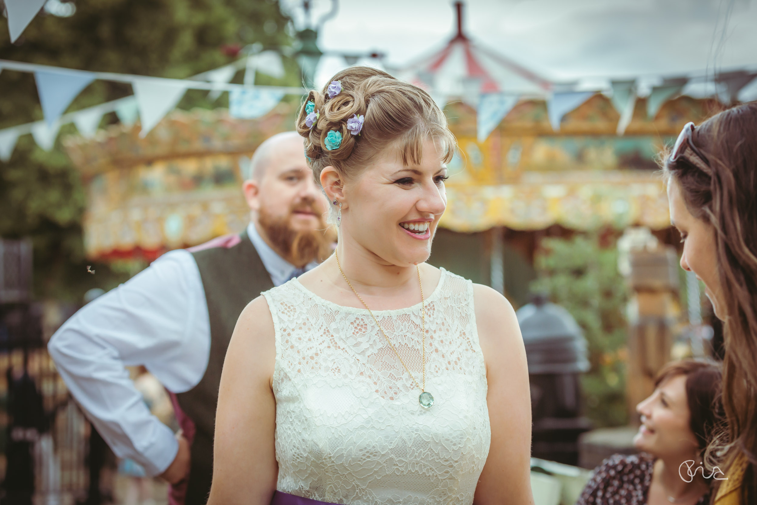 Bride at Fawley Hill Wedding