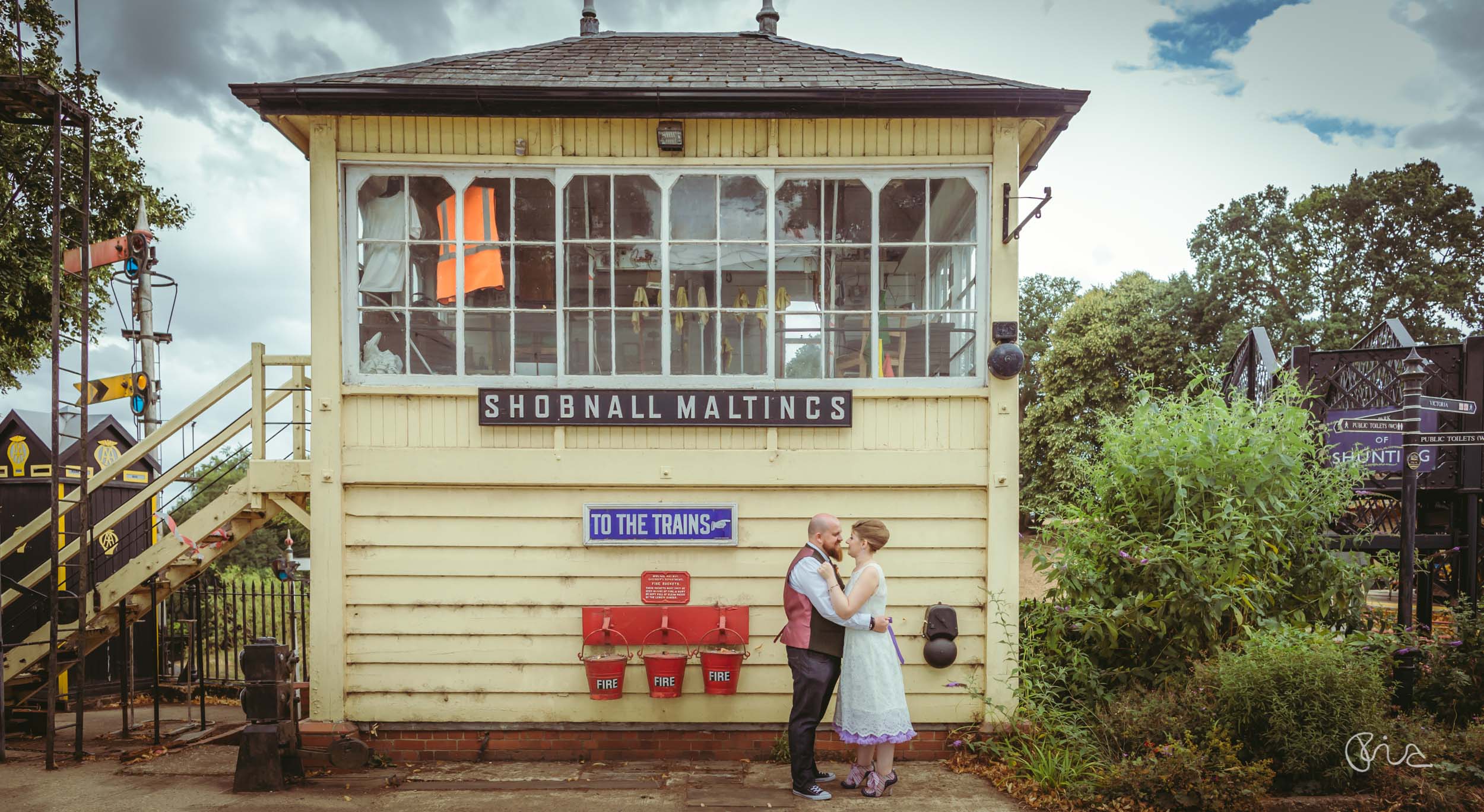 Bride and groom at Fawley Hill Wedding