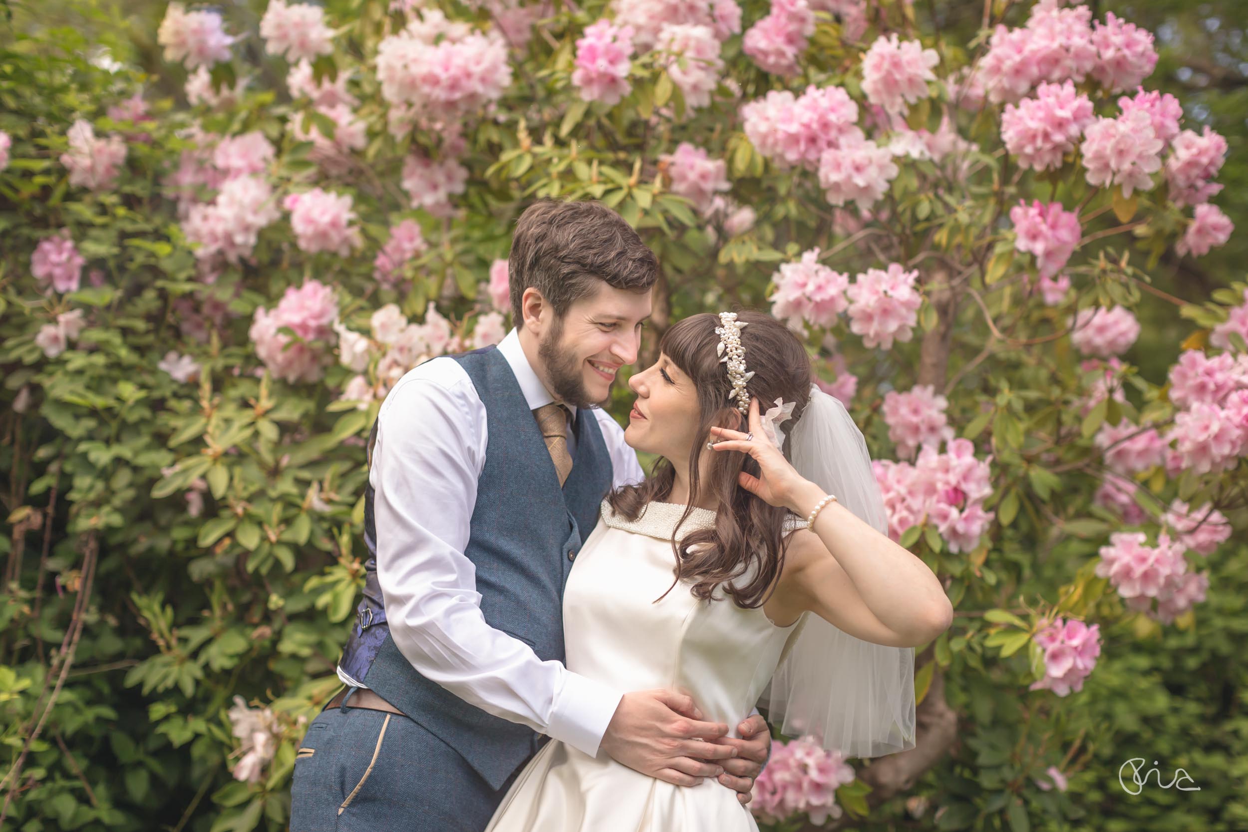 Bride and Groom at Robert Denholm House Wedding