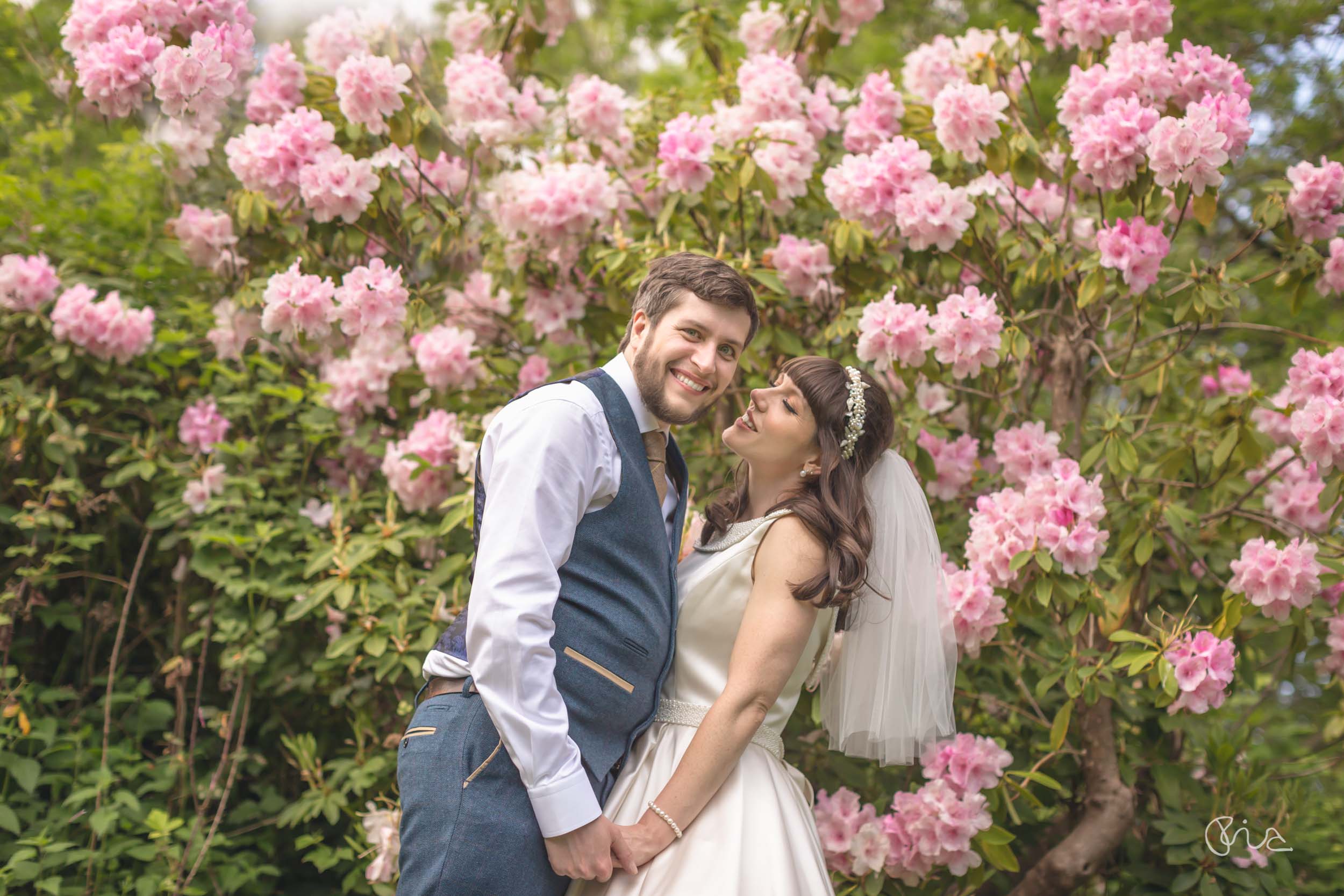 Bride and Groom at Robert Denholm House Wedding