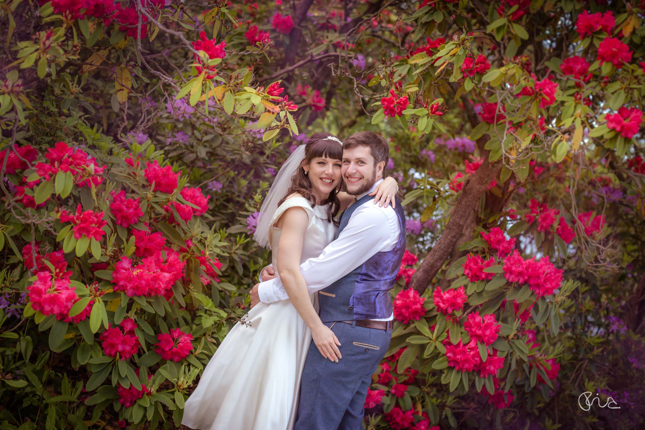 Bride and Groom at Robert Denholm House Weddings