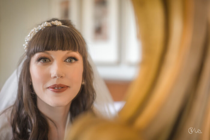 Bridal prep a the Nutfield Priory Hotel in Surrey