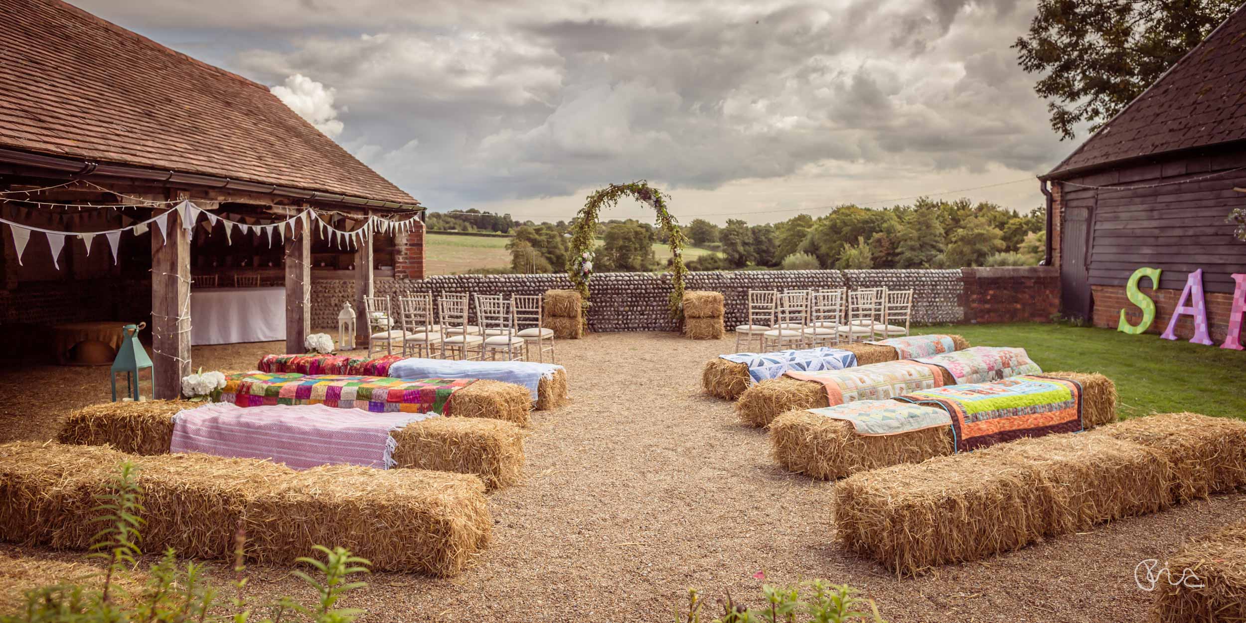 The Sussex Barn wedding