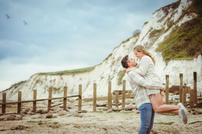 Pre-wedding shoot on Eastbourne Beach