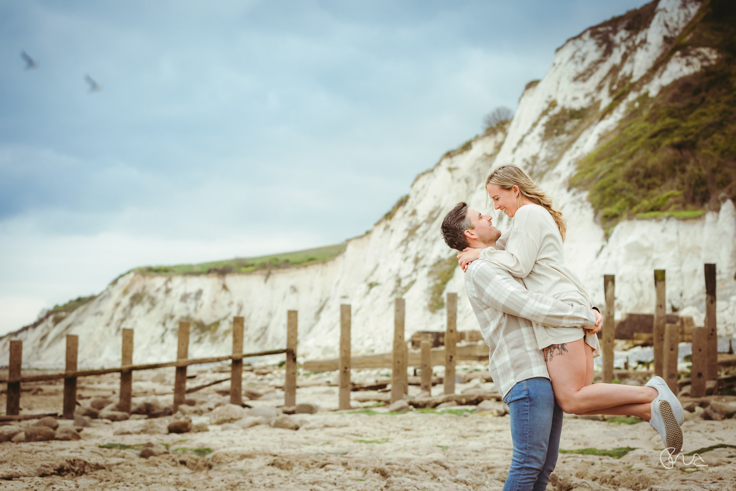 Pre-wedding shoot on Eastbourne Beach