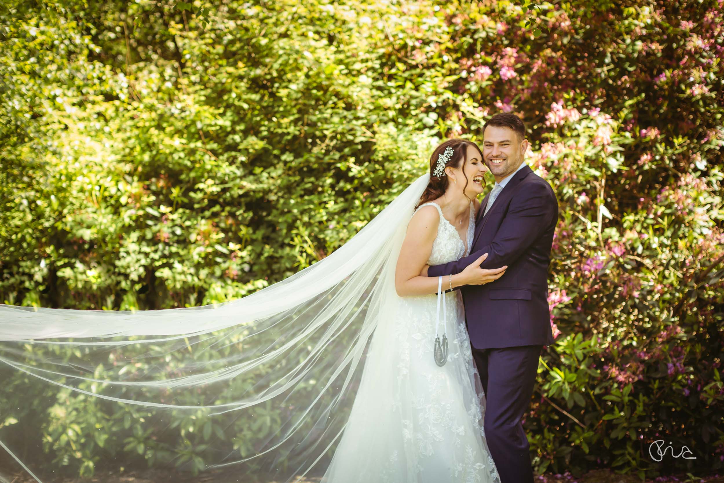 Bride and groom at Bannatyne Hotel wedding