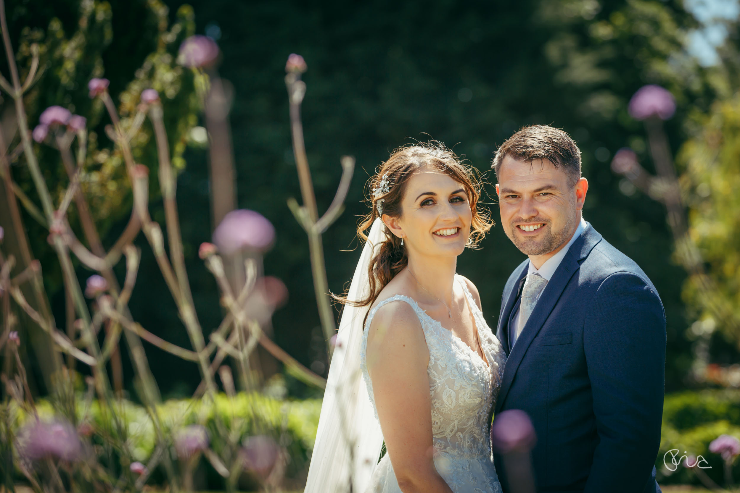 Bride and groom at Bannatyne Hotel wedding