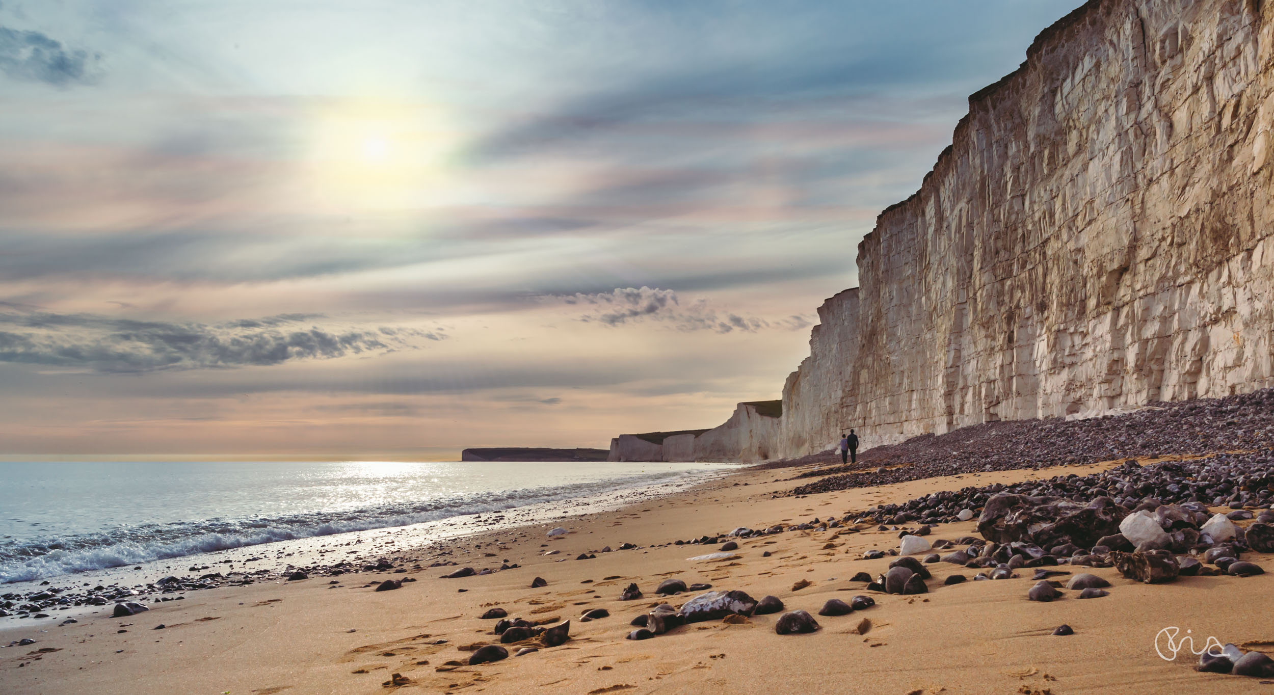 Pre-wedding shoot at Birling Gap