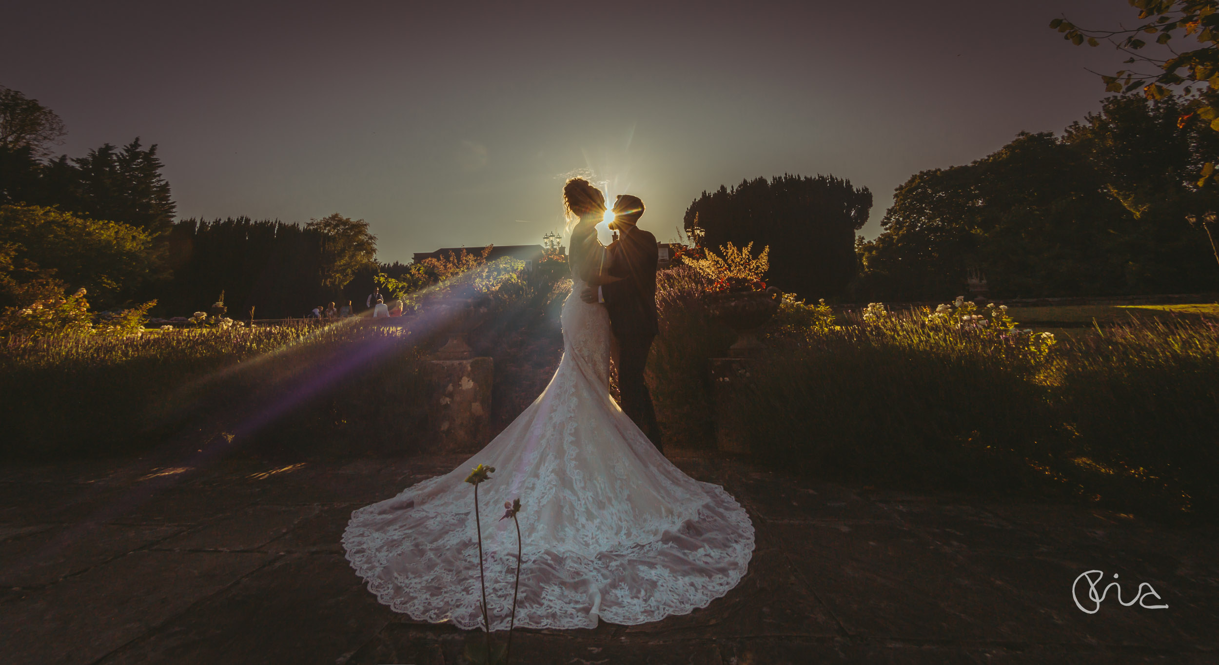 Bride and groom at Bannatyne Spa Hotel wedding