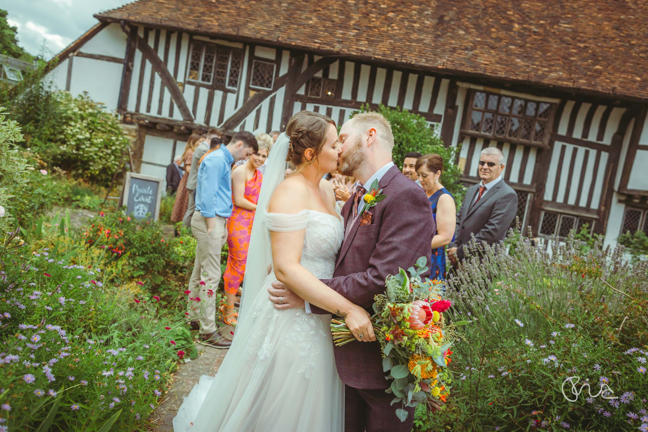 Confetti at Pilgrims Rest wedding in Battle