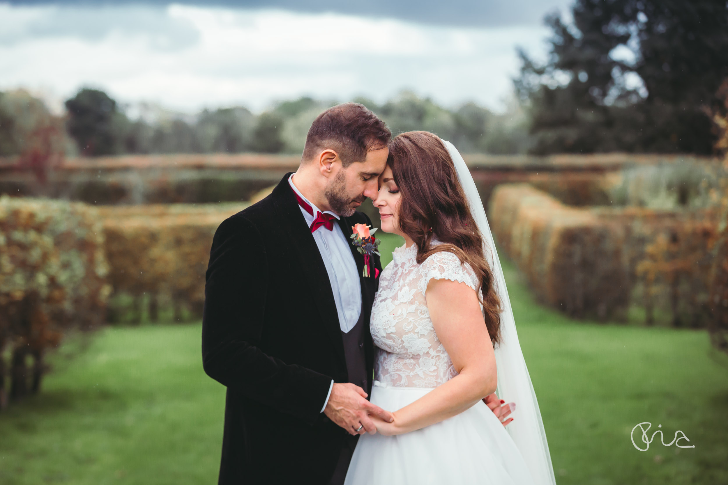 Happy couple at Gate Street Barn wedding in Surrey