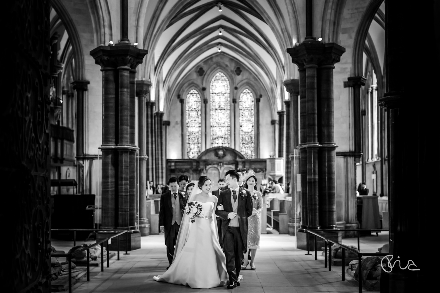 Chinese wedding at Temple Church in London