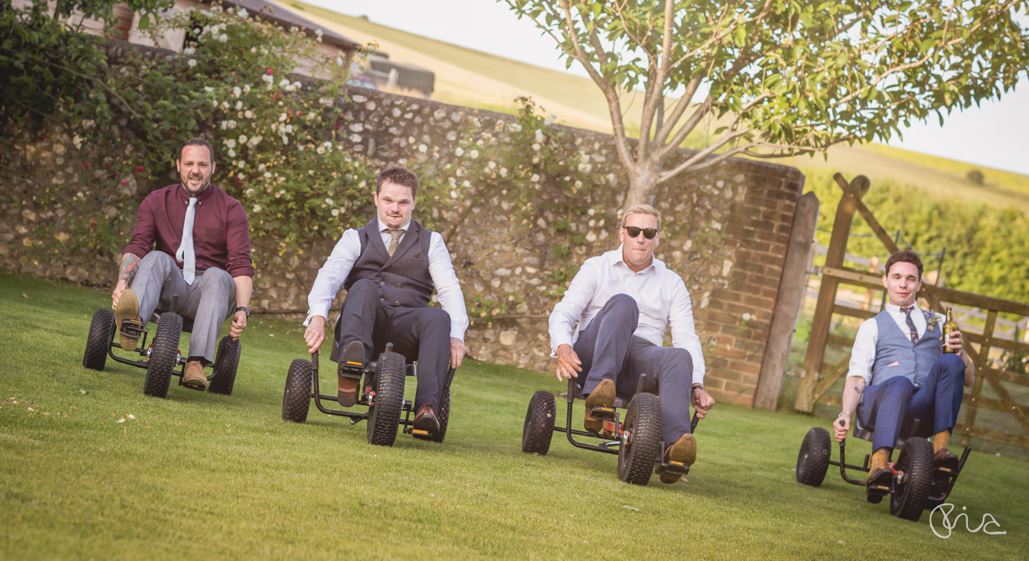 Fun Pangdean Old Barn Wedding