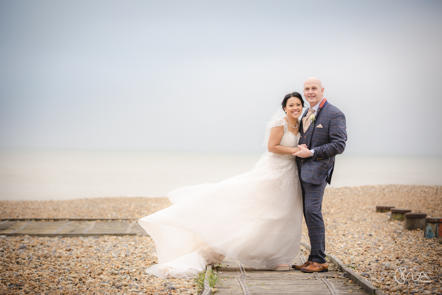 Eastbourne winter wedding