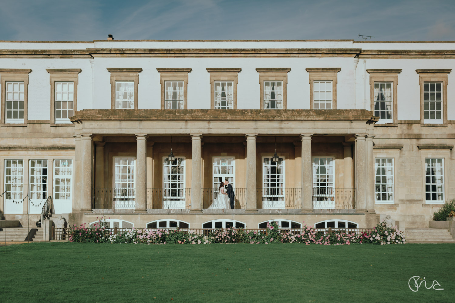 Bride and Groom at Buxted Park Hotel wedding