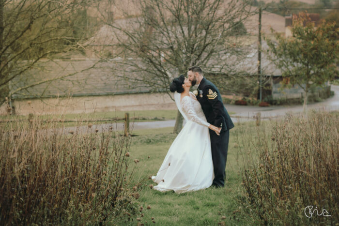 Upwaltham Barns winter wedding